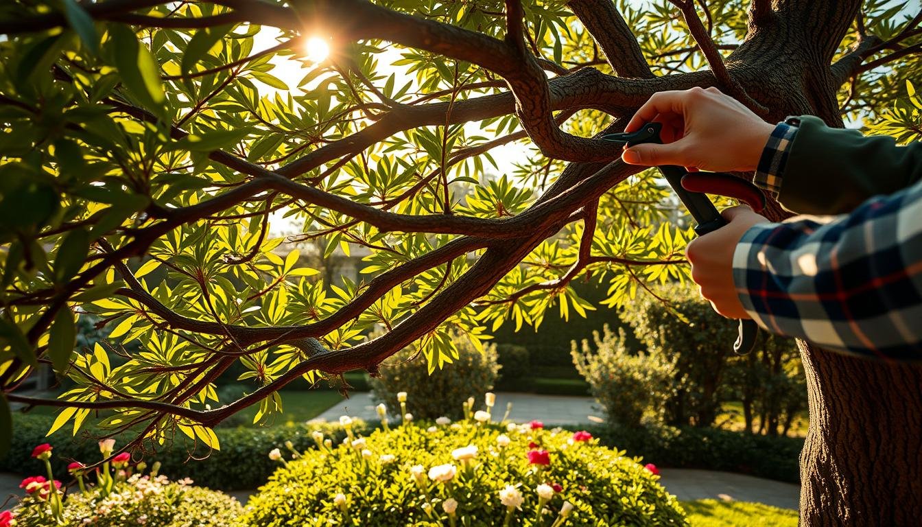 Baumschnitt Techniken für Gartenbäume