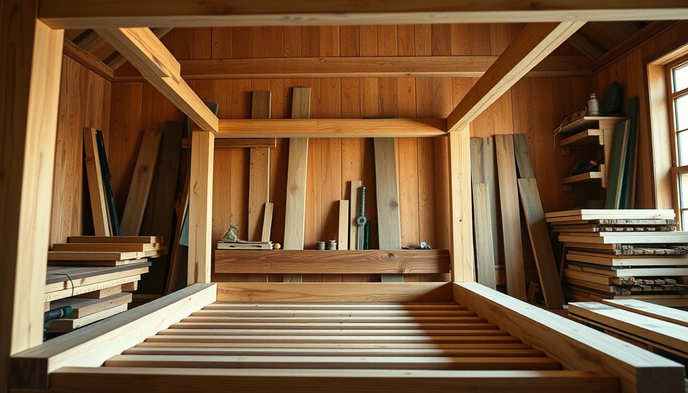 DIY Holzbett Bauanleitung Schritt für Schritt